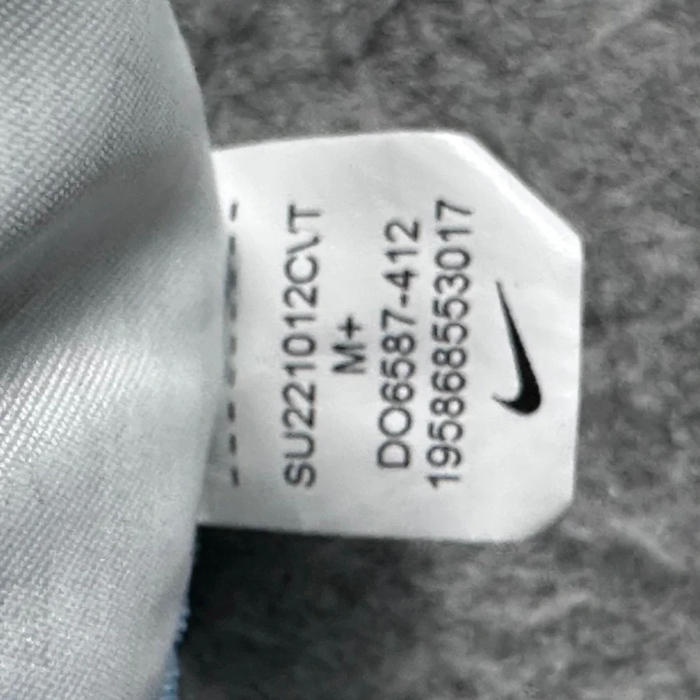 Nike Mens Sportswear Woven Shorts Blue Grey Neon DO6587-412 Size M Excellent